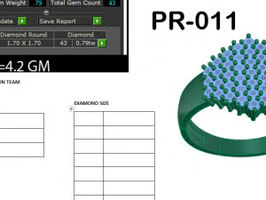 diamond ring for ladies 3D Print Model