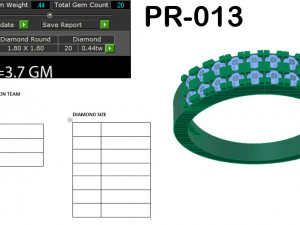 diamond ring for ladies 3D Print Model