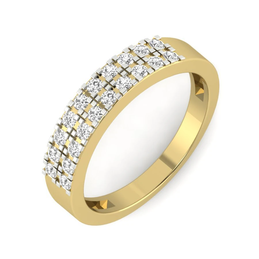 diamond ring for ladies 3D Print Model .c4d .max .obj .3ds .fbx .stl .blend