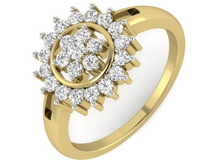 diamond ring for ladies 3D-printmodel