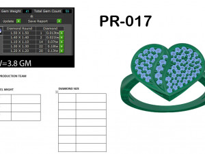 diamond ring for ladies 3Dプリントモデル