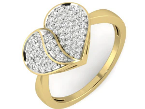 bayanlar i&ccedil;in pırlanta y&uuml;z&uuml;k 3D Baskı Modeli