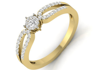 diamond ring for ladies 3D 프린트 모델