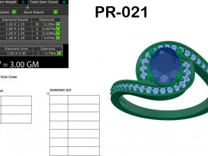 diamond ring for ladies 3D-Druckmodell