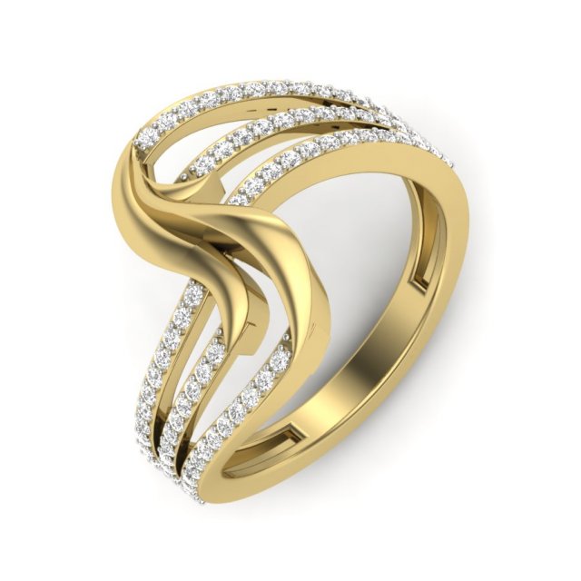 diamond ring for ladies 3D Принт Модель .c4d .max .obj .3ds .fbx .stl .blend 