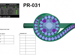 diamond ring for ladies 3D Print Model