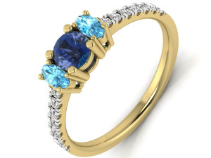 diamond ring for ladies 3Dプリントモデル