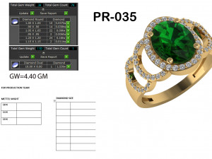 diamond ring for ladies Modelo de Impressão 3D