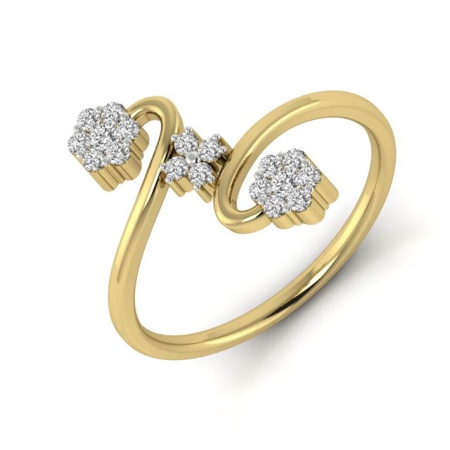 diamond ring for ladies 3D Принт Модель .c4d .max .obj .3ds .fbx .stl .blend 