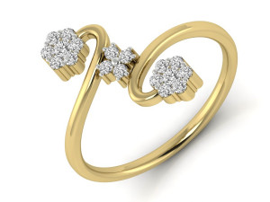 diamond ring for ladies 3Dプリントモデル