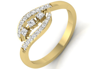 diamond ring for ladies 3D Принт Модель