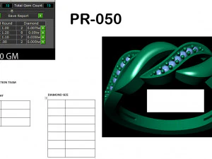 diamond ring for ladies 3D Print Model