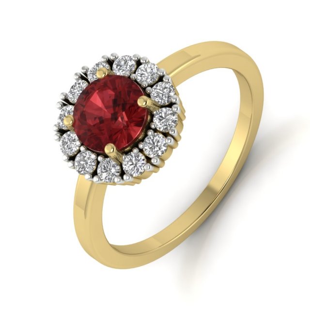 diamond ring for ladies 3Dプリントモデル .c4d .max .obj .3ds .fbx .stl .blend 