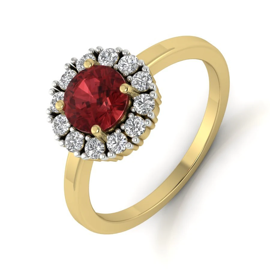 diamond ring for ladies 3D Print Model .c4d .max .obj .3ds .fbx .stl .blend 