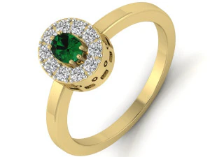 diamond ring for ladies 3D Print Model