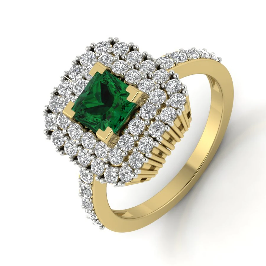 diamond ring for ladies 3D Print Model .c4d .max .obj .3ds .fbx .stl .blend