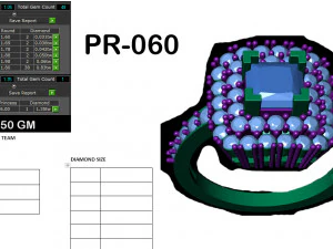 diamond ring for ladies 3D Print Model