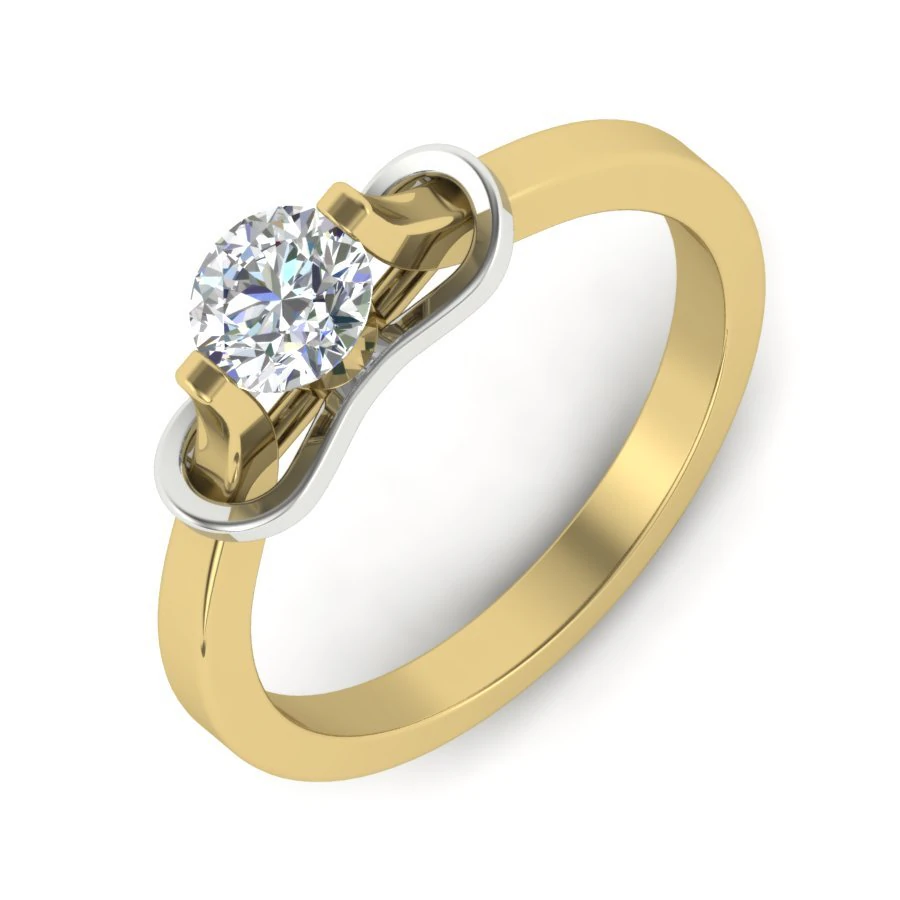 diamond ring for ladies 3D Print Model .c4d .max .obj .3ds .fbx .stl .blend 