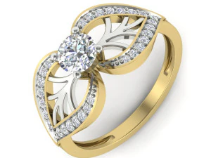 cincin berlian untuk wanita Model Cetak 3D