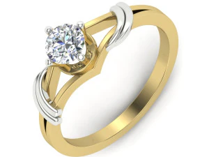 bayanlar i&ccedil;in pırlanta y&uuml;z&uuml;k 3D Baskı Modeli