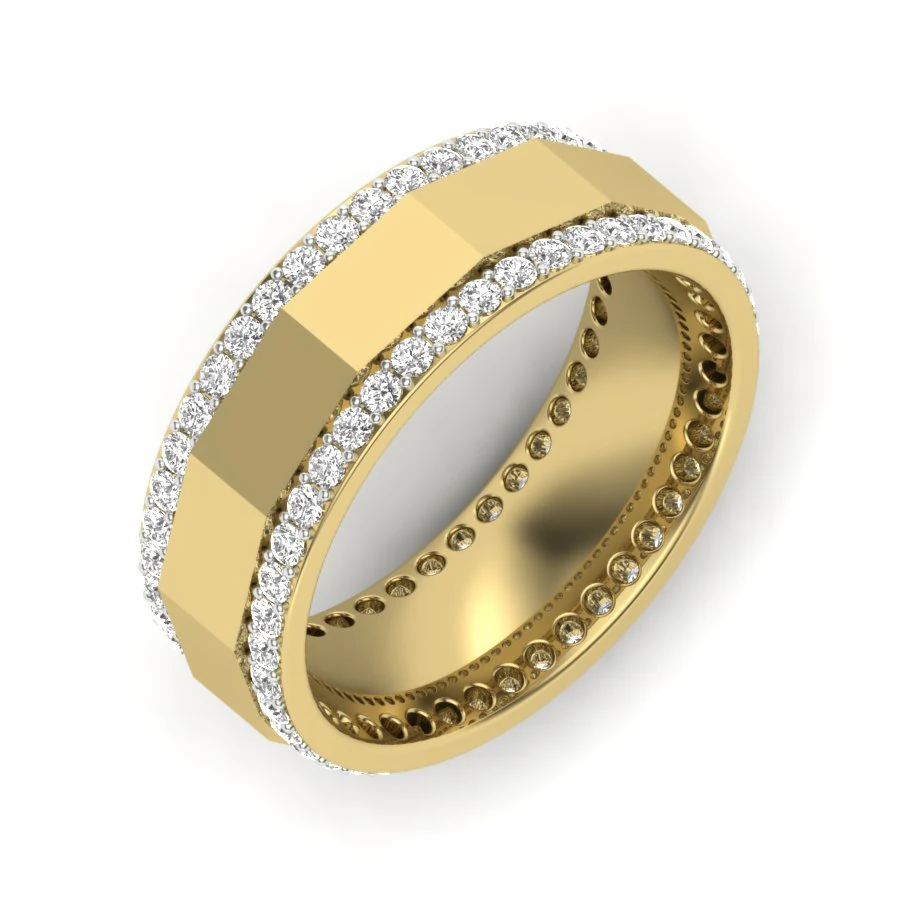 diamond ring for ladies 3D Print Model .c4d .max .obj .3ds .fbx .stl .blend 