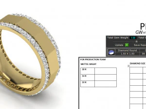diamond ring for ladies 3D Print Model