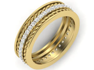 bayanlar i&ccedil;in pırlanta y&uuml;z&uuml;k 3D Baskı Modeli