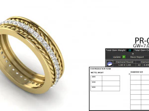 diamond ring for ladies 3D Print Model
