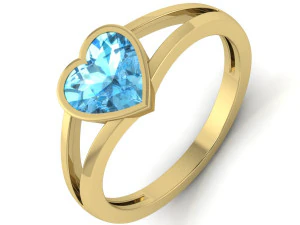 bayanlar i&ccedil;in pırlanta y&uuml;z&uuml;k 3D Baskı Modeli