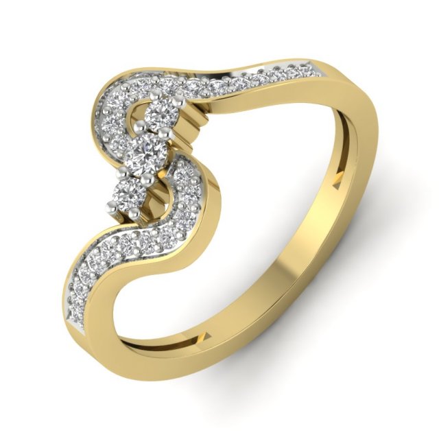 diamond ring for ladies Modelo de Impressão 3D .c4d .max .obj .3ds .fbx .stl .blend 
