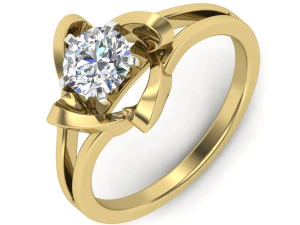 cincin berlian untuk wanita Model Cetak 3D