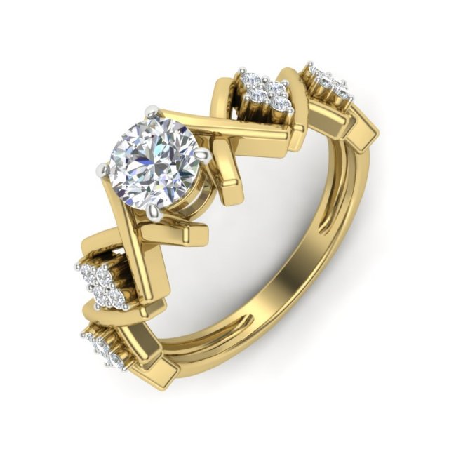 diamond ring for ladies 3D 打印模型 .c4d .max .obj .3ds .fbx .stl .blend 
