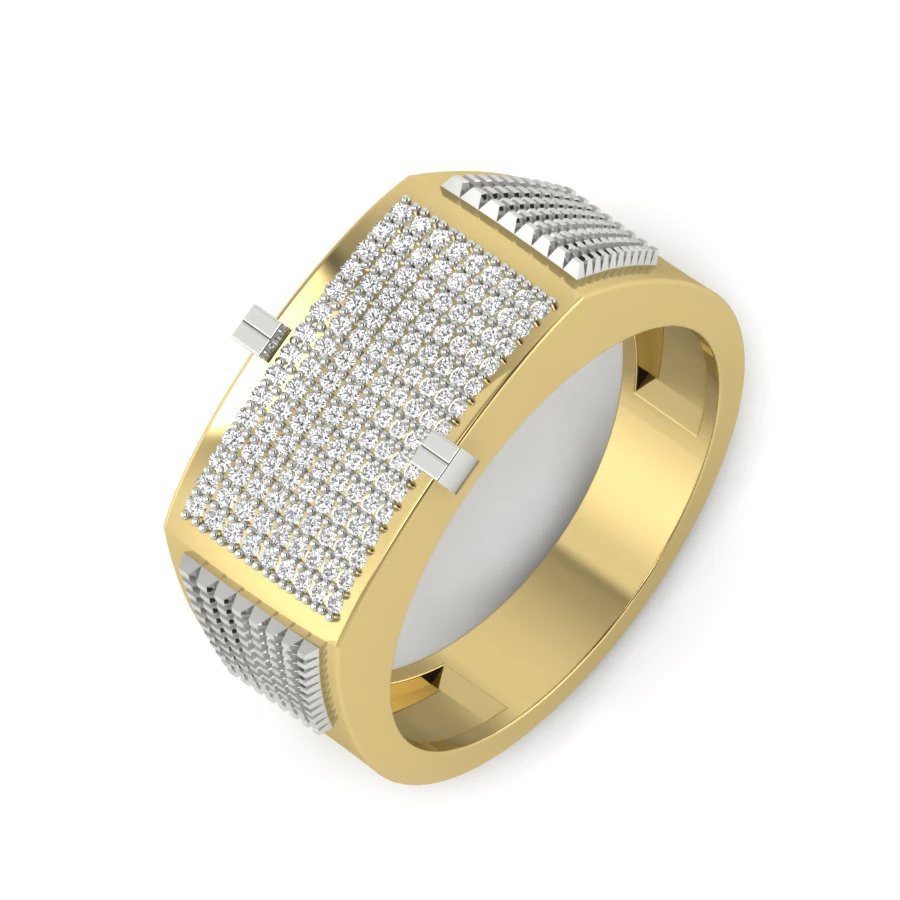 diamond ring for ladies 3D Print Model .c4d .max .obj .3ds .fbx .stl .blend 