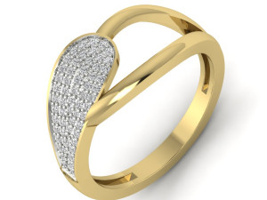 diamond ring for ladies 3D-printmodel