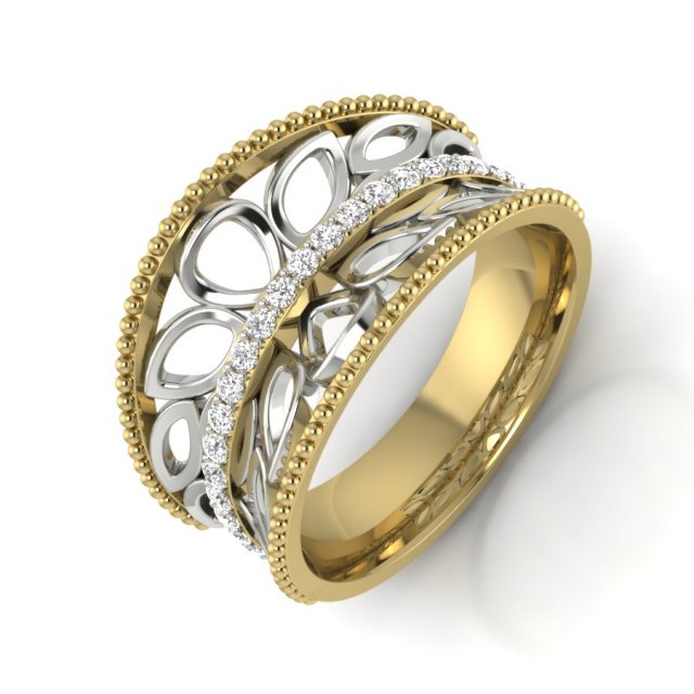 diamond ring for ladies Model do druku 3D .c4d .max .obj .3ds .fbx .stl .blend 