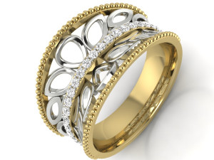 diamond ring for ladies 3D-printmodel