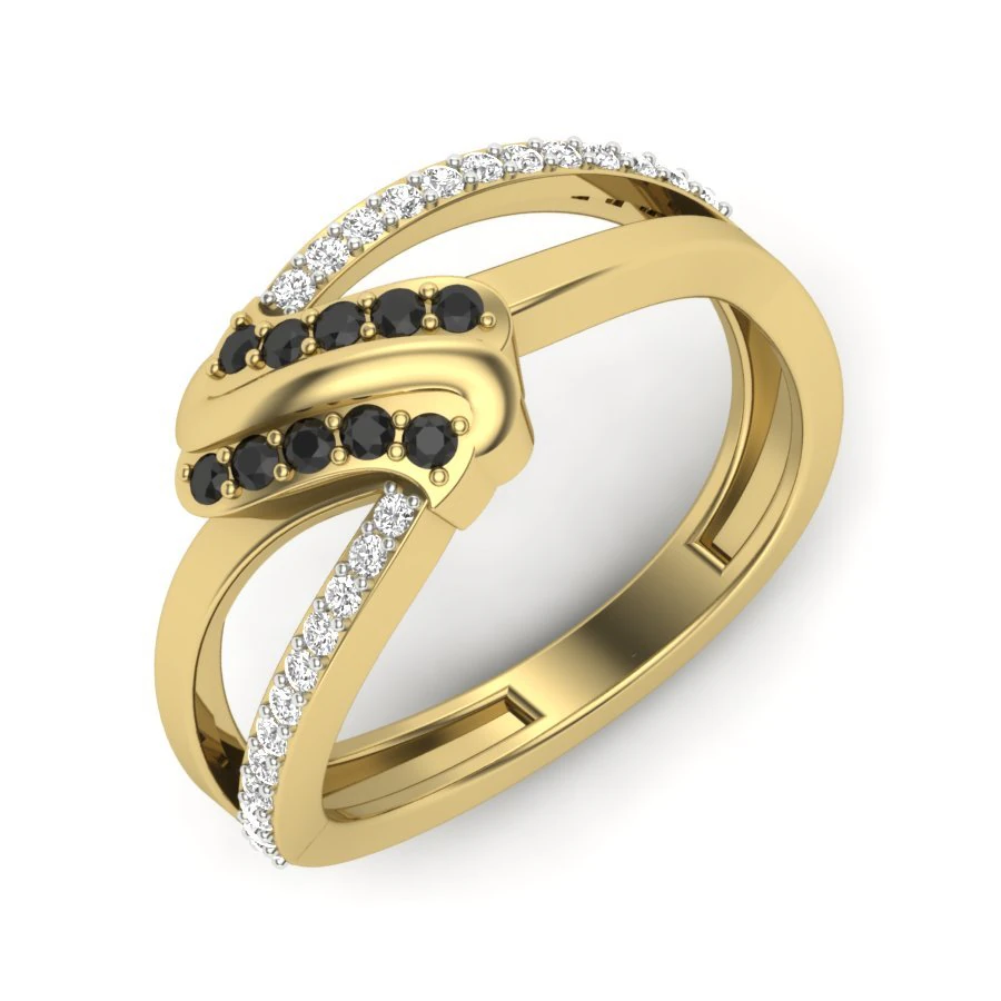 diamond ring for ladies 3D Print Model .c4d .max .obj .3ds .fbx .stl .blend 