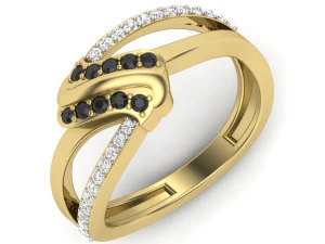 bayanlar i&ccedil;in pırlanta y&uuml;z&uuml;k 3D Baskı Modeli