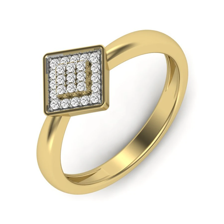 diamond ring 3D Print Model .c4d .max .obj .3ds .fbx .stl .blend