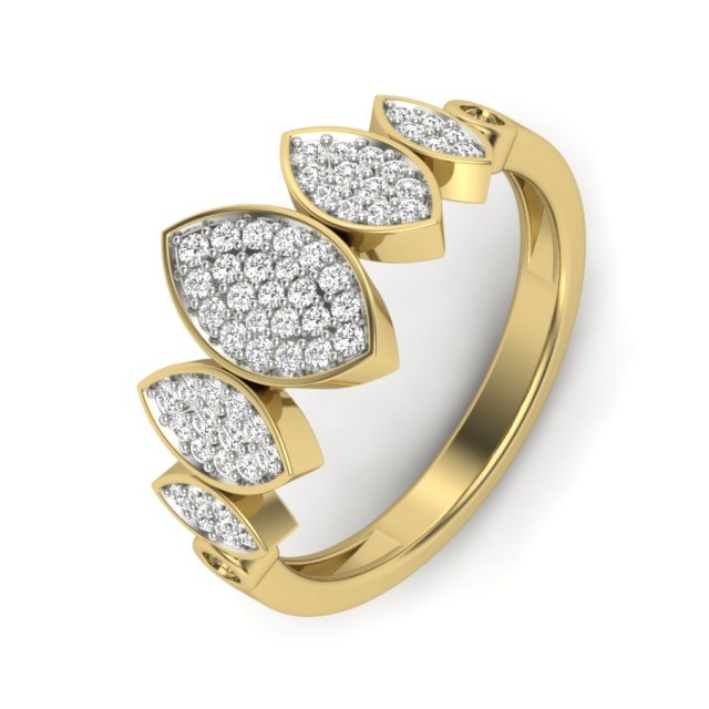 diamond ring for ladies 3D 打印模型 .c4d .max .obj .3ds .fbx .stl .blend