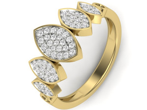 diamond ring for ladies 3D-printmodel