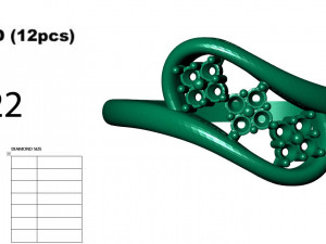 diamond ring for ladies 3D 打印模型