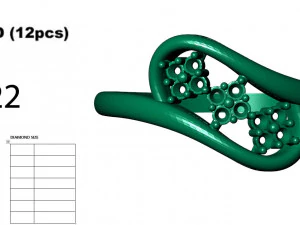 diamond ring for ladies 3D Print Model