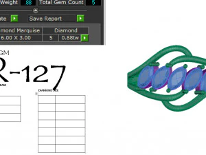 diamond ring for ladies 3D Print Model