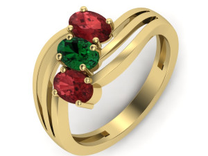 diamond ring for ladies 3D-printmodel
