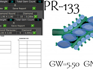 diamond ring for ladies Modello di stampa 3D