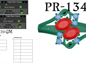 diamond ring for ladies 3D Print Model