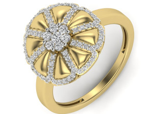 diamond ring for ladies 3D-printmodel