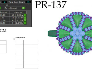 diamond ring for ladies 3D Print Model