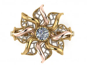 single stone ring for ladies 3D Print Model